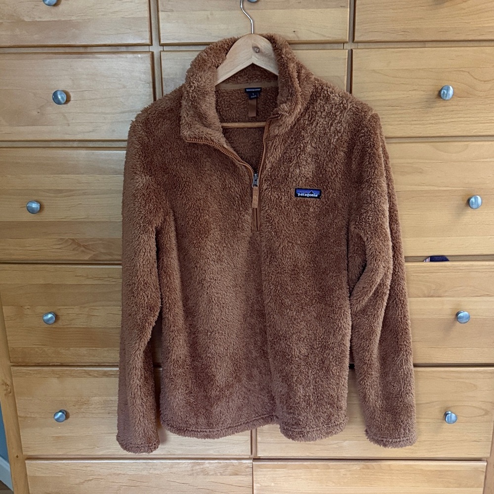 Patagonia Tan Fleece Jacket